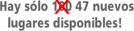 Lugares Disponibles